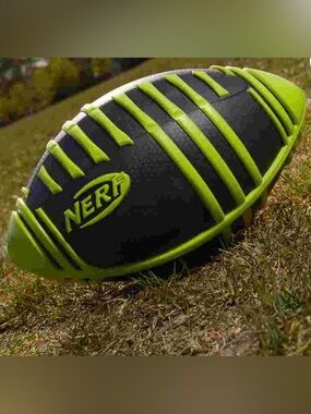 Nerf Weather Blitz Foam Football For All-Weather Play, Easy-To-Hold Grips